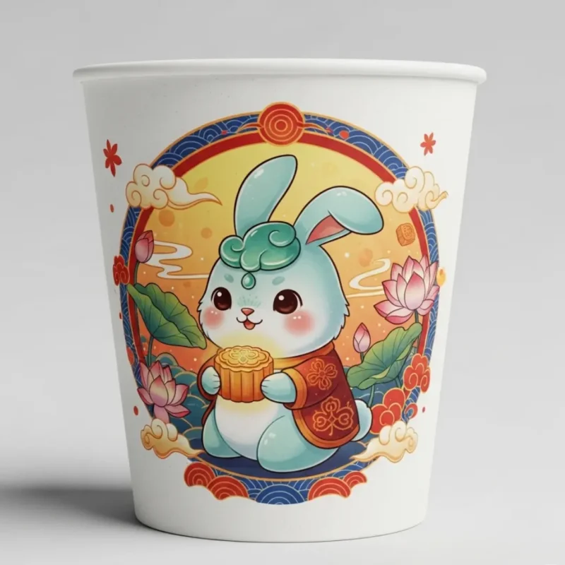 Tổng hợp 10+ mẫu ly giấy Trung Thu 2025 đẹp, mới nhất
