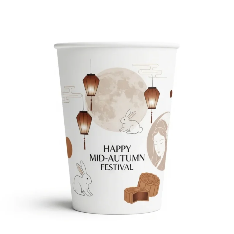 Tổng hợp 10+ mẫu ly giấy Trung Thu 2025 đẹp, mới nhất