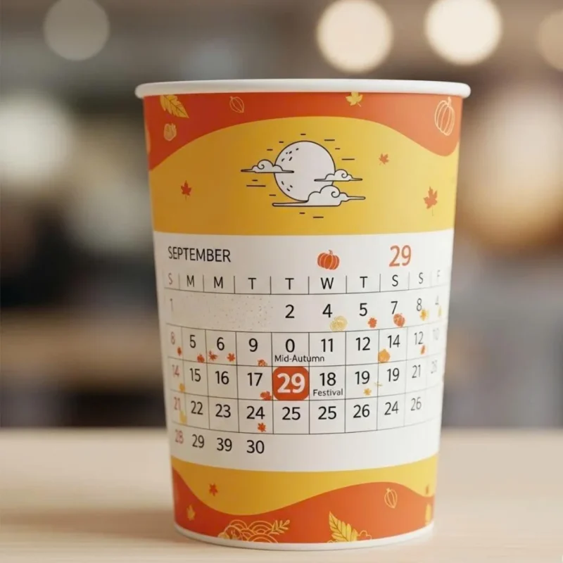 Tổng hợp 10+ mẫu ly giấy Trung Thu 2025 đẹp, mới nhất