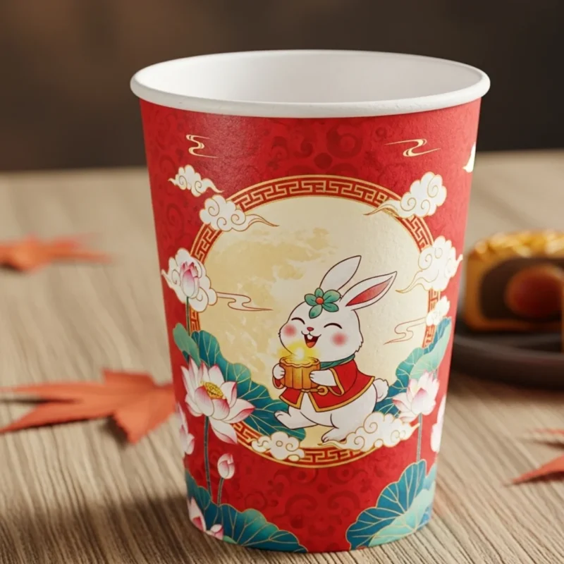 Tổng hợp 10+ mẫu ly giấy Trung Thu 2025 đẹp, mới nhất